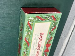 NOS Vintage 1975 Avon Bayberry Wreaths Soap (3) Pc Original Gift Box Christmas