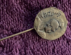 Rare Pendant, Ancient Trojan War Prince Hector Stick Pin 1.5″ Preowned