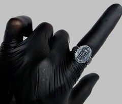 300 BC Ancient Greek Silver Ring Aphrodite goddess love, lust, beauty, pleasure