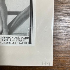 Hermès vintage poster 1931 unframed 20×40