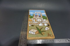 Mid Century Greece Greek Art Wall Décor Tile Terra-cotta by Angelo Tsakirakis