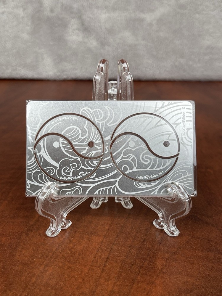 710 Labs Metal Dab Card Edition Collectible Wallet Tool Limited Design