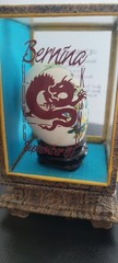 Collectible 1991 Bernina Hand Painted Egg w Menu Rare Sewing Memorabilia