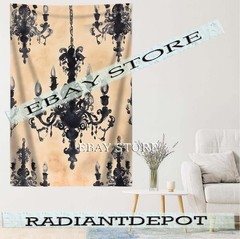 Gothic Candle Chandelier Tapestry black chandelier gothic home decor victorian 3