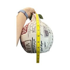 Handcrafted Word Art Covered 15″ Decorative Pear Folk Art Decor French Country