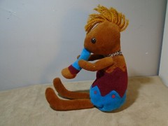 FABRIC BEAN BOTTOM KOKOPELLI SHELF SITTER PLUSH UNBRANDED (ML598)