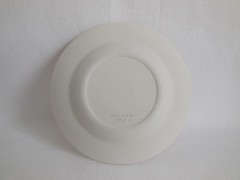Boxed Wedgwood Cane Yellow On White Jasperware Wattle Flowers Floral Plate