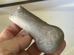 AMAZING PRE-COLUMBIAN LLAMA EFFIGY PESTLE GRINDING STONE FROM PERU MOTLEY COA