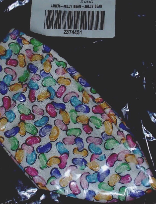 Longaberger 2000 Jelly Bean Basket Liner-NEW!!!!
