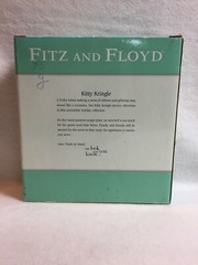 Fitz and Floyd – Kitty Kringle – Canape Plate/Wall Plate – In Original Packaging