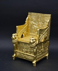 Rare Egyptian Antiquities golden throne chair throne of the king tutankhamun BC