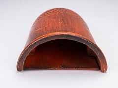 Metal Red Painted Thimble Wall Pocket Wall Mounted