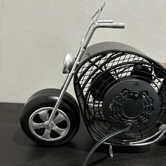 Deco Breeze FAN Motorcycle Bike Vintage Excellent Condition Black Working 14×10