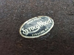 RARE Vintage 1940’s Syroco Wood Cornucopia Ashtray