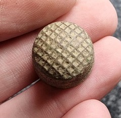 Post Medieval / Georgian Thimble Antique Metal Detecting Find 17x16mm (142)