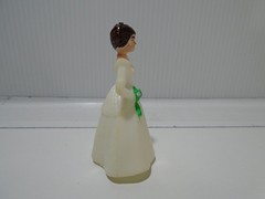 VINTAGE PLASTIC BRIDE 2.75″ FIGURE CAKE TOPPER UNBRANDED (VIN109)