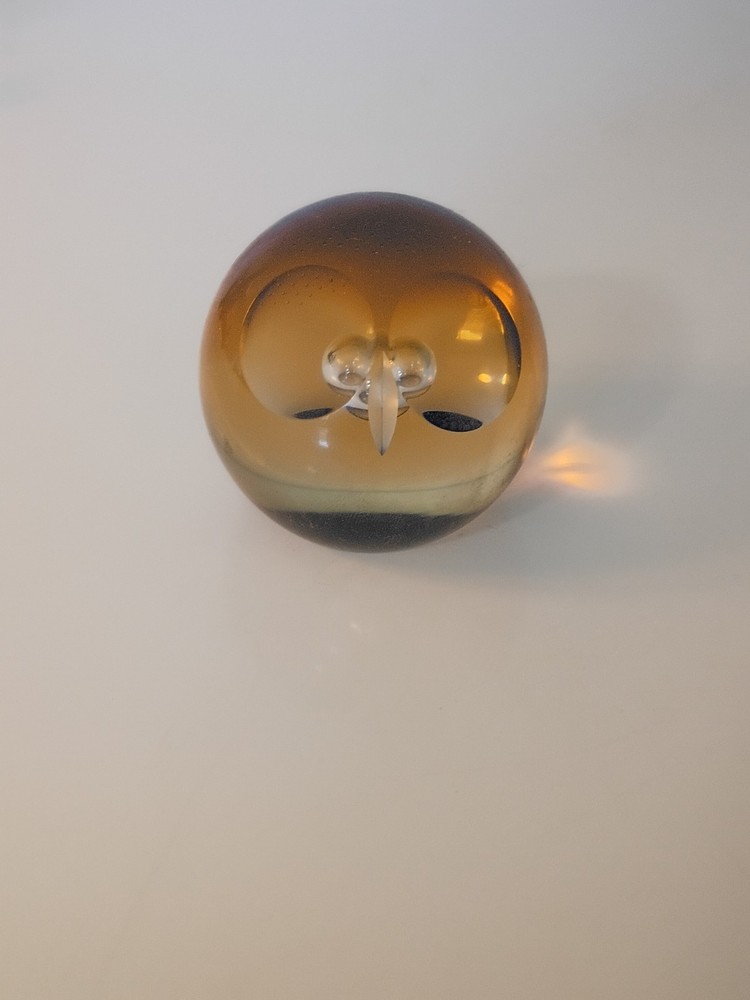 Caithness Paperweight Wise Owl-Medium