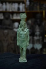 Authentic Bronze statue Ancient Egyptian Antiquities king Ramses Egypt 1213 BC