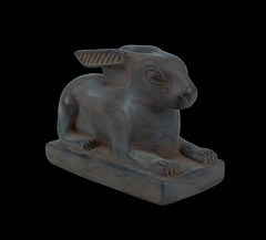 Rare Ancient Egyptian Antiquities Statues of Rabbit Pharaonic Egypt Unique BC