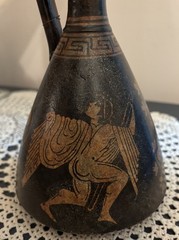 Ancient Greek Oinochoe (wine jug) museum replica