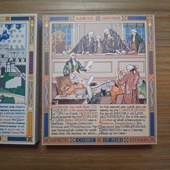 Cat’s Meow Village Violet Oakley PA Capitol Murals 3-Pc Set Senator Jay Costa