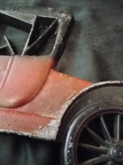 Vintage Sexton Cast Metal Iron Antique Cars Wall Hanging 1960s