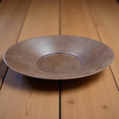 Mining Pan Metal With Antique Finish (12″ Round)