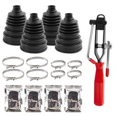 New Upgrade 4PCS Universal CV Axle Boot Repair Kit, Fits 26Mm-34Mm Shafts, 4.92″