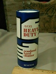 ’70s AVON ~ Heavy Duty Powdered Hand Cleanser ~ (10oz) NEW FULL ~ Vtg Stock ~