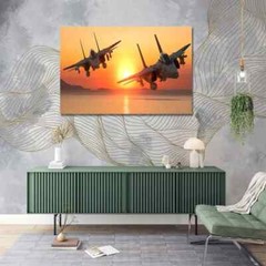 1 piece of wood-framed wall art (Grumman F-14 Tomcat Fighter MHL299512