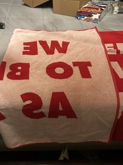 Authentic SS20 Supreme “Known As” Towel RED We “Wanted To Be Known as Supreme”
