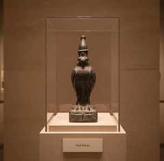 Ancient Egyptian Antiquities Statue God Horus Pharaonic Antique Stone Statue BC