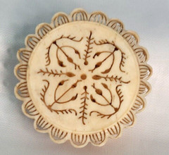Antique Napoleonic Prisoner Of War Pierced Box & Card Suite Counters Celluloid?