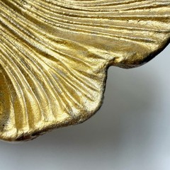 Vintage Hollywood Regency Gilt Metal Leaf Birds Soap Trinket Dish Catchall