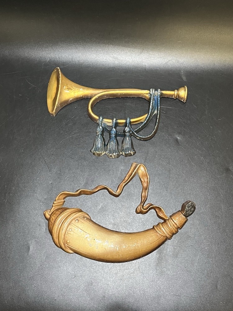 Vintage ‘70 Sexton Wall Art Lot Of 2 Americana Home Decor Casted Metal