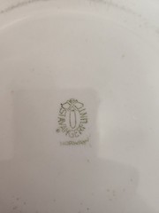 Vintage Stavangerflint Norway “Childs Blessing” Bowl and Plate Set Anne Lofthus