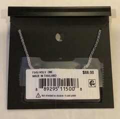 COACH NY Women’s Round Logo Charm Necklace Silver Length 16” + 2” Beautiful 💎