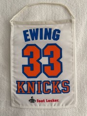 NY KNICKS PATRICK EWING BANNER SGA MSG RETIREMENT NUMBER #33 NBA BASKETBALL