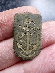 Rev War Royal Navy Anchor Clog Clasp Georgian 18thc Detecting Find Antique