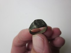 rare ancient Viking period small ladies’ or children’s bronze ring IX – X AD.