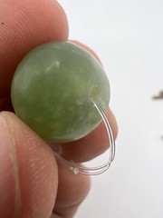 Beautiful Old Natural Jasper Stone Uniqe Roman Greek Intaglio Stamped Bead