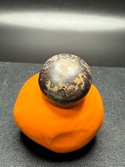 Near Eastern Intaglio Hadeed (hematite) Stone Stamp Seal Bead