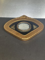 Vintage LIMOGES CAMEO FRAMED MADE IN FRANCE SUNGOTT ART STUDIO NY
