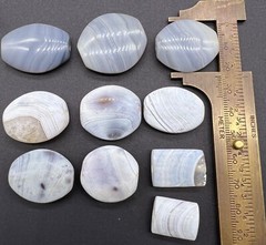 Sale Collection Of 10 Pics Ancient Old Bactrian Sulemani AQEEQ/HAKIK Losse Beads