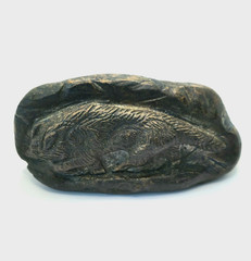 Ancient Greek Wolf Carved Stone Sculpture Animal Figure Circa 200-300 BC