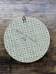 Vintage Italian Florentine Wall Plaque Round Gilt Gold