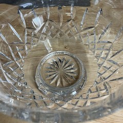 Waterford Crystal Lismore 8″ Footed Glass Bowl 140462 Made In Ireland