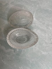 Vintage Avon 1977 Mothers Day Fostoria Lead Crystal Egg Soap Candy Trinket Dish