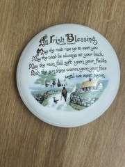 Belleek Fine Parian China Irish Blessing Box JUST LID.