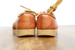 Vintage Genuine Leather Baby Shoes – Made in USA – NWT – Nursery Decor / Props